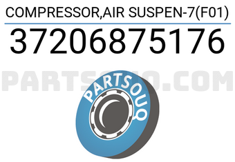 TruckTec 37206875176 COMPRESSOR,AIR SUSPEN-7(F01)