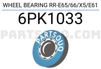 TruckTec 6PK1033 WHEEL BEARING RR-E65/66/X5/E61