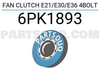 TruckTec 6PK1893 FAN CLUTCH E21/E30/E36 4BOLT