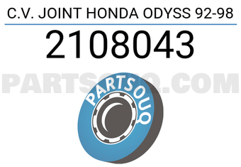 URW 2108043 C.V. JOINT HONDA ODYSS 92-98