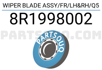 VAG 8R1998002 WIPER BLADE ASSY/FR/LH&RH/Q5
