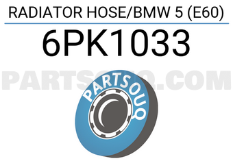 Vaico 6PK1033 RADIATOR HOSE/BMW 5 (E60)