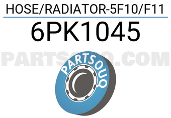 Vaico 6PK1045 HOSE/RADIATOR-5F10/F11