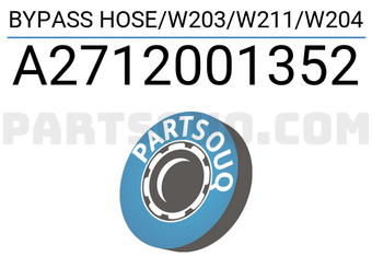 Vaico A2712001352 BYPASS HOSE/W203/W211/W204