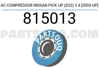 Valeo 815013 AC COMPRESSOR NISSAN PICK UP (D22) 2.4 [2003-UP]