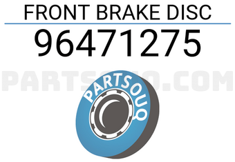 Valeo 96471275 FRONT BRAKE DISC