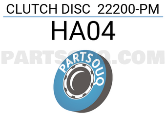 Valeo HA04 CLUTCH DISC 22200-PM