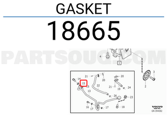 Volvo 18665 GASKET