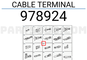 Volvo 978924 CABLE TERMINAL