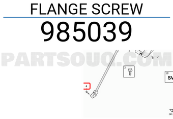 Volvo 985039 FLANGE SCREW
