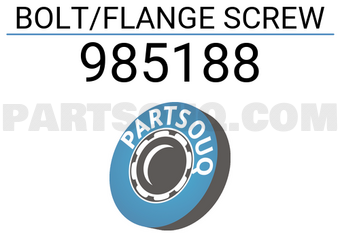 Volvo 985188 BOLT/FLANGE SCREW
