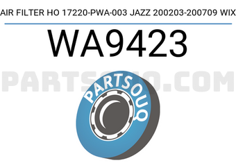 WIX FILTERS WA9423 AIR FILTER HO 17220-PWA-003 JAZZ 200203-200709 WIX