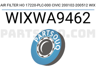 WIX FILTERS WIXWA9462 AIR FILTER HO 17220-PLC-000 CIVIC 200102-200512 WIX
