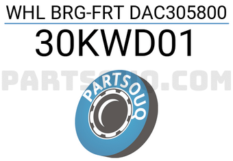 WRB 30KWD01 WHL BRG-FRT DAC305800