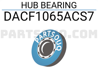 WRB DACF1065ACS7 HUB BEARING