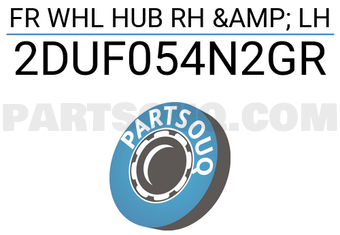 XBG 2DUF054N2GR FR WHL HUB RH & LH