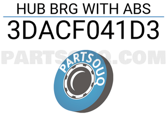 XBG 3DACF041D3 HUB BRG WITH ABS