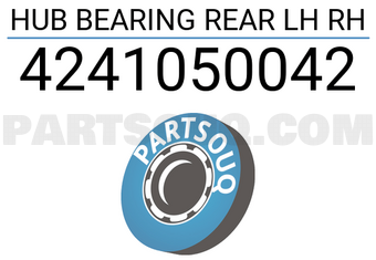 XBG 4241050042 HUB BEARING REAR LH RH