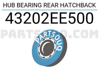 XBG 43202EE500 HUB BEARING REAR HATCHBACK