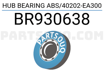 XBG BR930638 HUB BEARING ABS/40202-EA300