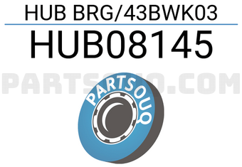 XBG HUB08145 HUB BRG/43BWK03