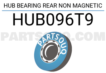 XBG HUB096T9 HUB BEARING REAR NON MAGNETIC