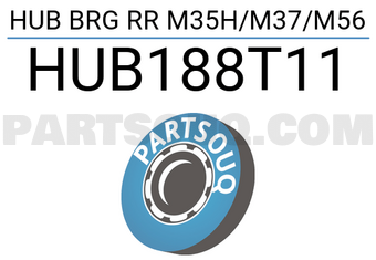 XBG HUB188T11 HUB BRG RR M35H/M37/M56
