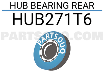 XBG HUB271T6 HUB BEARING REAR