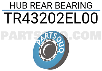 XBG TR43202EL00 HUB REAR BEARING