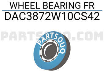XZD DAC3872W10CS42 WHEEL BEARING FR