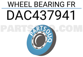 XZD DAC437941 WHEEL BEARING FR