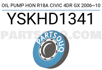 YSK YSKHD1341 OIL PUMP HON R18A CIVIC 4DR GX 2006~10