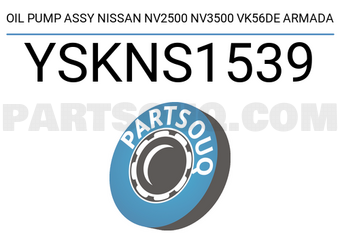 YSK YSKNS1539 OIL PUMP ASSY NISSAN NV2500 NV3500 VK56DE ARMADA