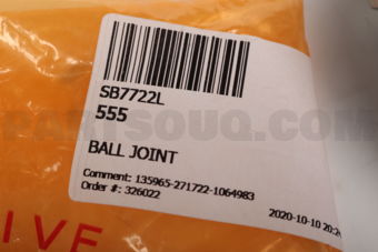 SB7722L BALL JOINT