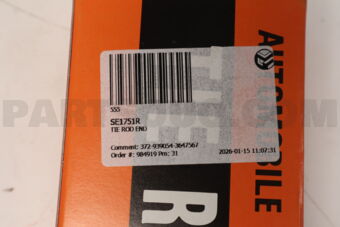SE1751R TIE ROD END