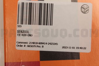 SE6311L TIE ROD END