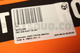 SET121R END SUB-ASSY TIE RO