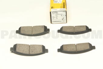 B1N208V BRAKE PAD FRONT NI 4605A284 VANETTE A