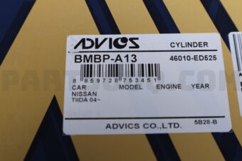 BMBPA13 BRAKE MASTER CYLINDER ASSY  46010-ED525 TIIDA  ADVICS