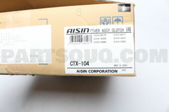 CTX104 CLUTCH COVER