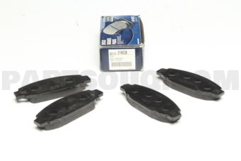 D1N038 BRAKE PAD CANTER 1999-2002 FR