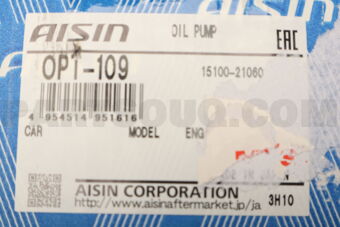OPT109 OIL PUMP ASSY