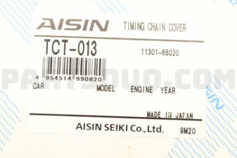 TCT013 TIMING CHAIN COVER