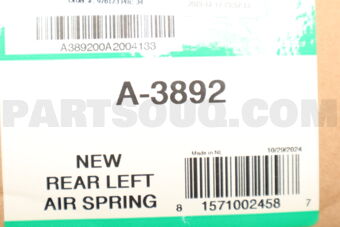 A3892 AIR SPRING/RR-LFT/AUDI-A6