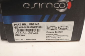 KD9142 BRAKE PAD, ASIMCO
