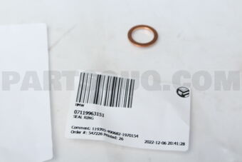 07119963151 SEAL RING