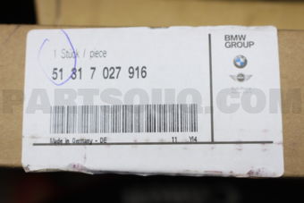 51317027916 WINDSHIELD RUBBER RR/E60-5 SRS