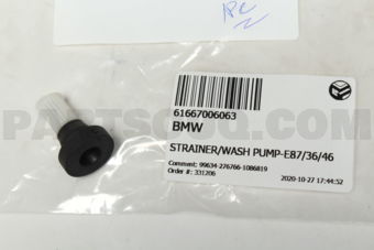 61667006063 STRAINER/WASH PUMP-E87/36/46