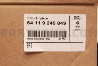 64119245849 BLOWER UNIT/E70-72