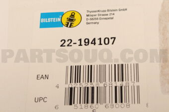 22194107 SHOCK ABSORBE FR LH&amp;RH-E(W212)